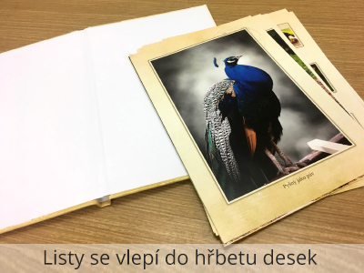 Lepení listů