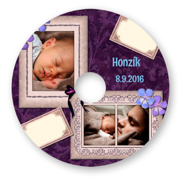 DVD s vlastním potiskem - Samet