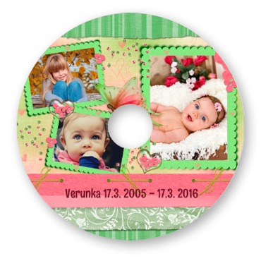 DVD s vlastním potiskem - Textil