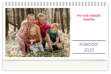 Stolní kalendář - Jednoduchý