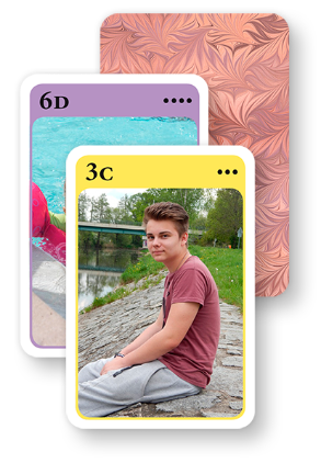Karetní hry - karty z vlastních fotografií - Základní provedení