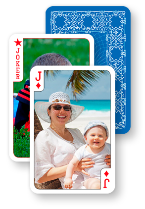 Karetní hry - karty z vlastních fotografií - Žolíky / Kanasta