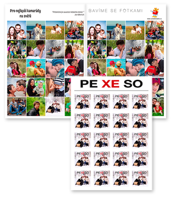Pexeso z vlastních fotek - 20 párů / fotografie