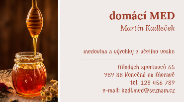  - Med ve sklenici